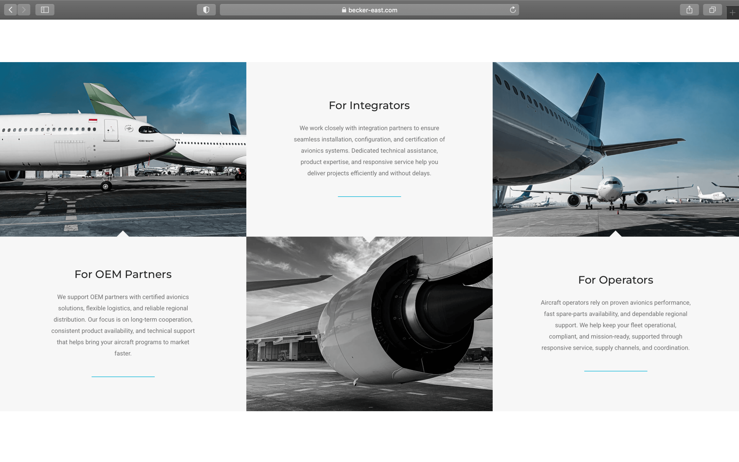 Skyneq Project - Becker Avionics East Europe Web Frame Presentation Safari - 10
